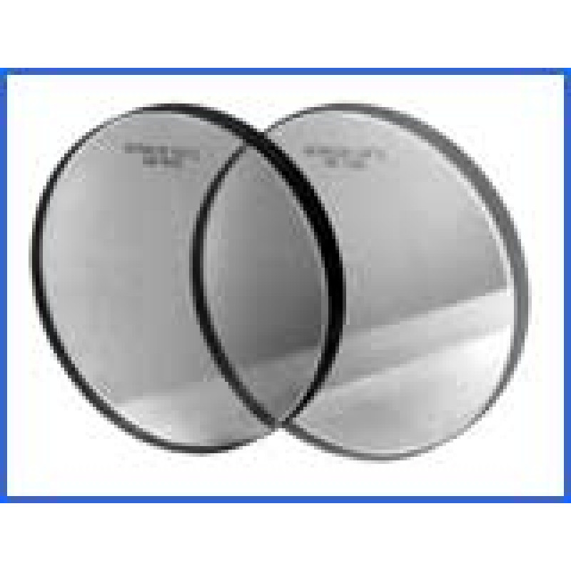 Glass discs with or without central bore hole